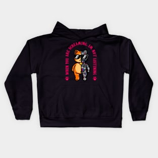 super cat Kids Hoodie